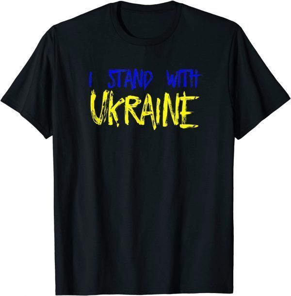 Support Ukraine I Stand With Ukraine Prayer for Peace Free Ukraine Shirt