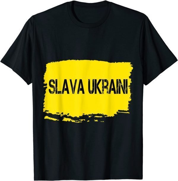 Stop War Support Ukraine I Stand With Ukraine Ukrainian Freedom peace T-Shirt