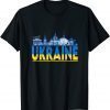 Support Ukraine Landmark Ukrainian Flag Ukraine Strong Shirt
