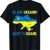 Support Ukraine Slava Ukraini Glory for Ukraine Ukrainian Save Ukraine T-Shirt
