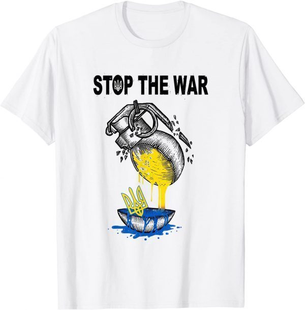 Support Ukrainians Ukraine Flag Stop War in Ukraine Save Ukraine Shirt