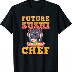 Sushi Cat Anime Figure Japanese Noodles Ramen 2022 Shirt