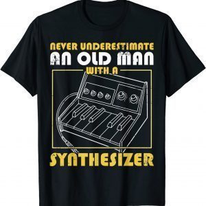 Synthesizer Synth Keyboard Electronic Musicians Modular T-Shirt