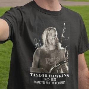 Taylor Hawkins Foo Fighter Thank You For The Memories 1972-2022 Classic Shirt