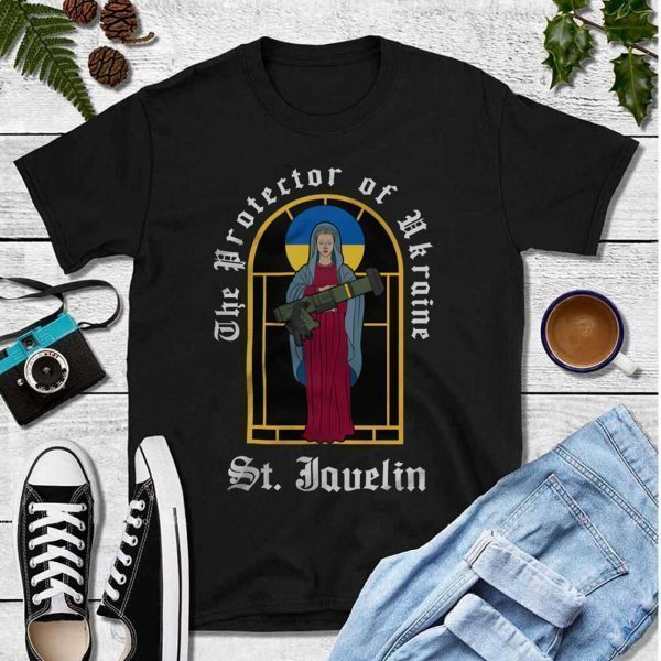 St. Javelin Ukrainian Saint of Javelins I Stand With Ukraine Free Ukraine Shirt