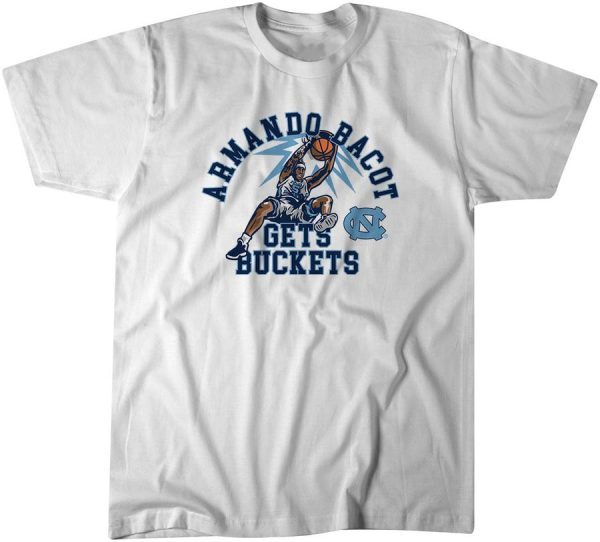 UNC Basketball Armando Bacot Gets Buckets 2022 Shirt