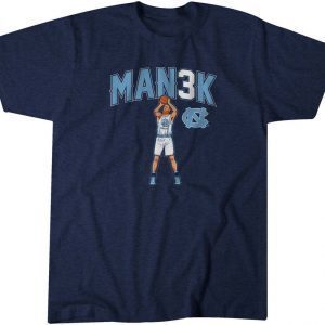 UNC Basketball Brady Manek MAN3K 2022 Shirt
