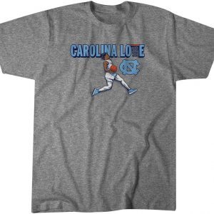 UNC Basketball Caleb Love Carolina Love T-Shirt