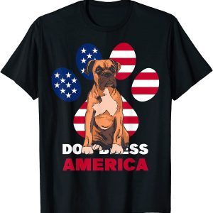 USA 4th of july Patriotic Dog American Boxer 2022 T-ShirtUSA 4th of july Patriotic Dog American Boxer 2022 T-Shirt