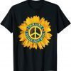 Ukraine Peace Not War Ukraine Pride Ukrainian Flag Love Ukraine T-Shirt