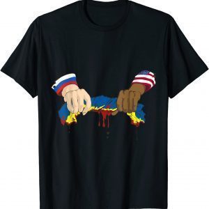 Ukrainian American Flag T-Shirt