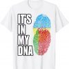 Ukrainian And Belarusian Vintage Heritage DNA Flag Free Ukraine T-Shirt