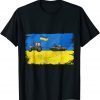 Ukrainian Farmer Steals Tank I Stand With Ukraine Love Ukraine T-Shirt
