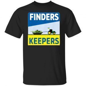 Ukrainian Farmers Finders Keepers Black Classic Shirt