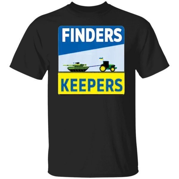 Ukrainian Farmers Finders Keepers Black Classic Shirt