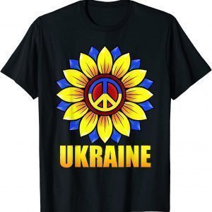 Ukrainian Flag Sunflower Women Girl Ukraine Peace Ukraine Shirt