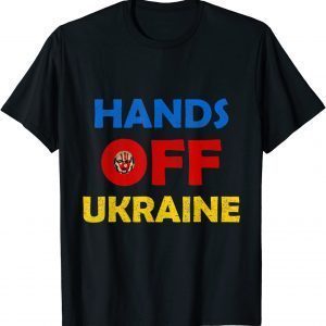 Ukrainian Lover Hands Off Ukraine Free Ukraine T-Shirt