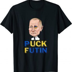 Ukrane biden Puck Futin Stand With Ukraine Love Ukraine T-Shirt