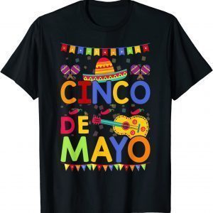 Vintage Cinco De Mayo Mexico Guitar 2022 Shirt