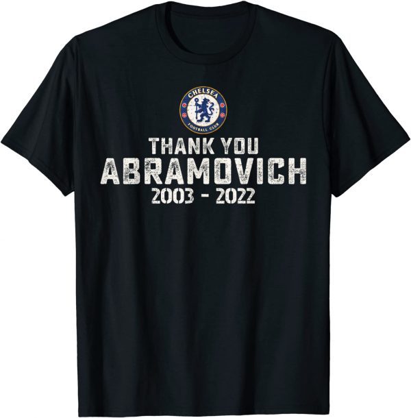 Vintage Thank You Roman Abramovich - Chelsea Soccer Club 2022 Shirt