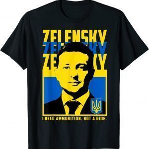 Volodymyr Zelensky Ukraine Ukrainian Flag Love Ukraine Shirt