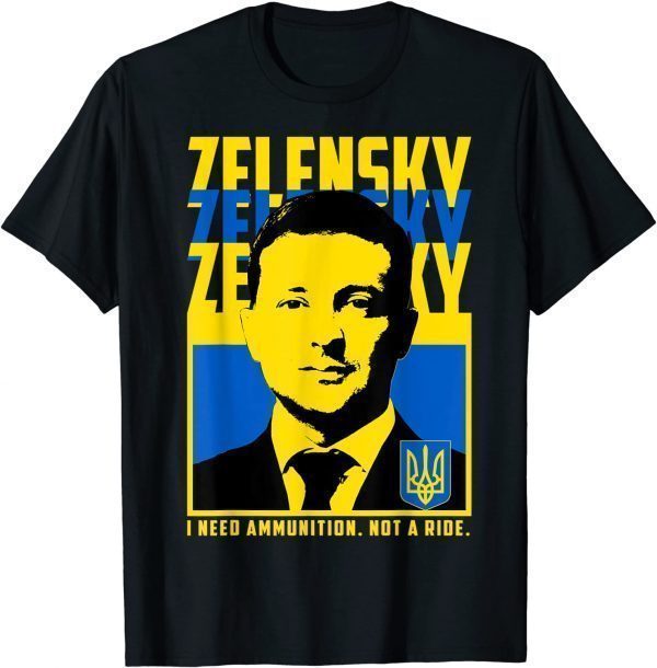 Volodymyr Zelensky Ukraine Ukrainian Flag Love Ukraine Shirt
