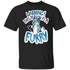 Warning furry blue fox 2022 shirt