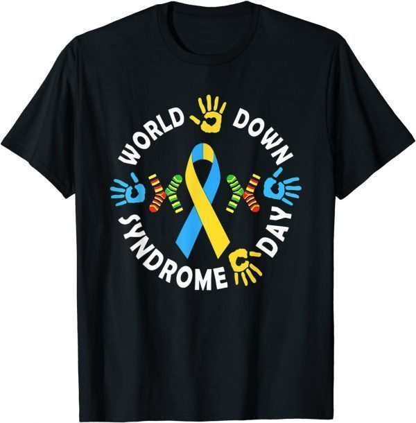 World Down Syndrome Day Awareness Socks Down Right Good Classic Shirt