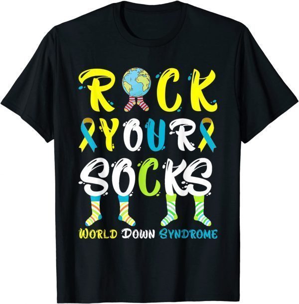 World Down Syndrome Day Rock Your Socks Awarenes 2022 Shirt