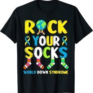 World Down Syndrome Day Rock Your Socks Awareness Classic Shirt