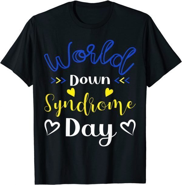 World Down Syndrome Ukraine Peace Socks Love 2022 Shirt