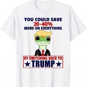 You Could Save 20-40% More On Everything Back To Trump 2022 Shirt