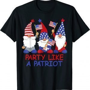 4th Of July 2022 Patriotic Three Gnomes American USA Limited Shirt