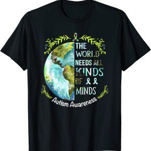 All Kinds Of Minds Autistic Support Amazon Autism Awareness 2022 Shirt