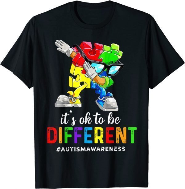 Autism Awareness Acceptance Women Kid Its Ok To Be Different Classic Shirt