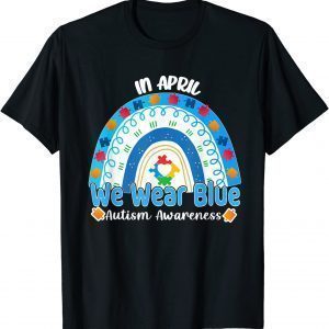 Autism Awareness Rainbow Puzzle Autism Awareness Month 2022 Shirt