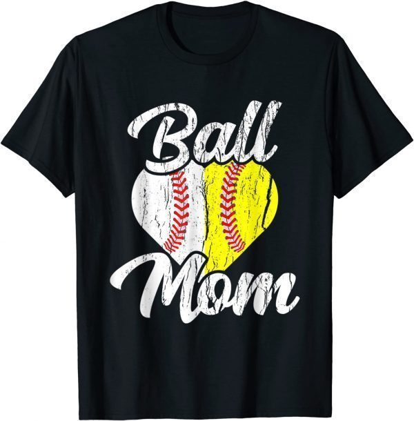 Ball Mom Baseball Softball Mama Team Sports Limited Shirt