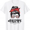 Ball Park Mama. Baseball Softball Mother's Day Mom T-Shirt