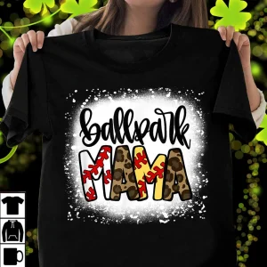 Ballpark Mom Mama Baseball Softball Happy Mother's Day 2022 Shirt