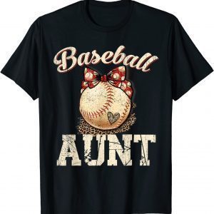 Baseball Aunt Messy Bun Player Aunt Mother's Day 2022 Shirt