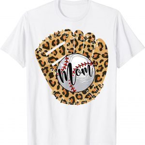 Baseball Mom Leopard Softball Mama Mother's Day 2022 Classic Shirt