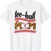 Baseball Mom Leopard Teeball Mom Mother's Day 2022 Classic Shirt