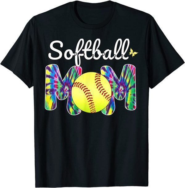 Baseball Mom Love Tie Dye Softball Mom Mothers Day 2022 Classic Shirt