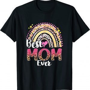 Best Mom Ever Rainbow Cute Mothers Day Classic Shirt