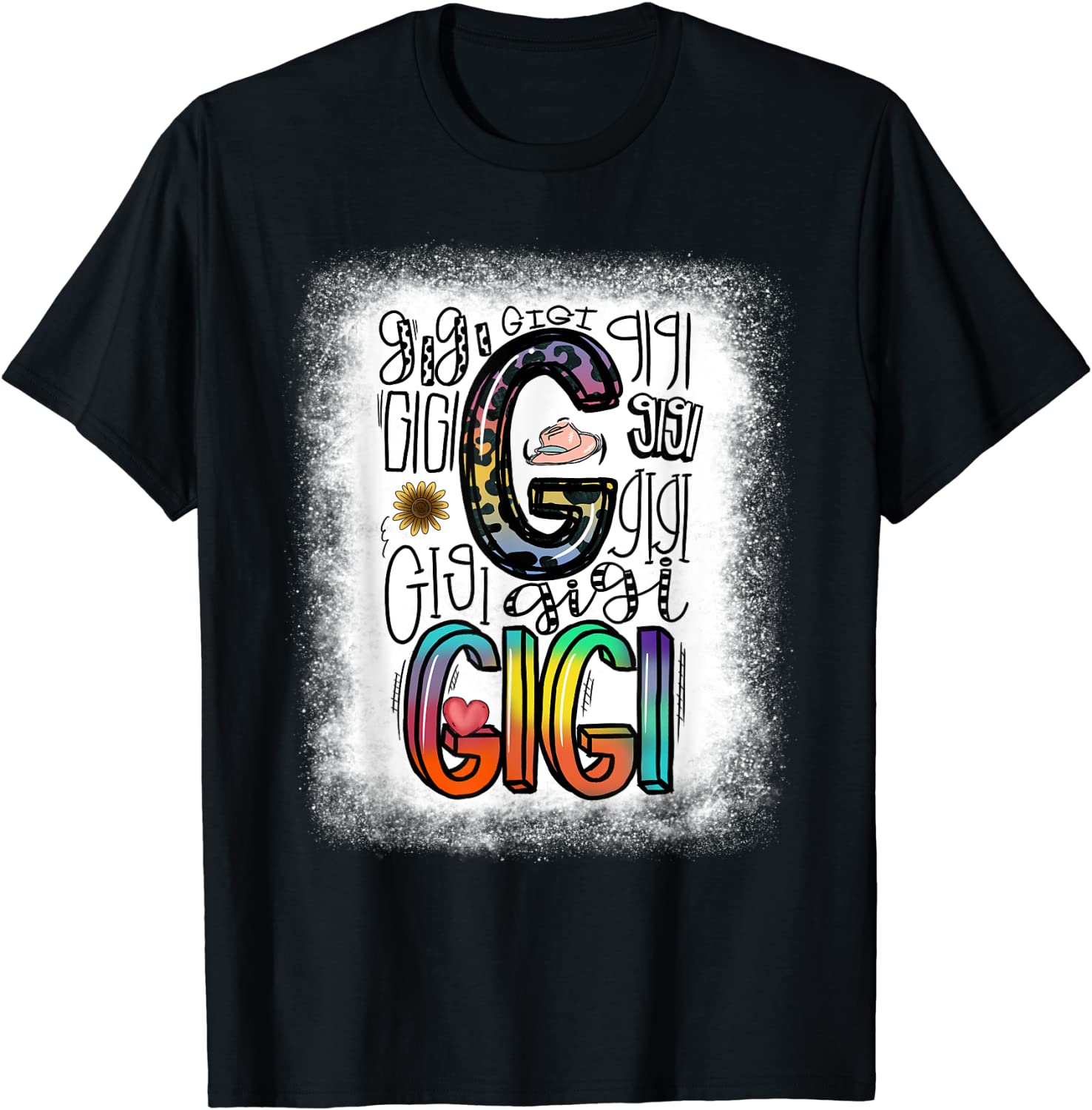 Bleach Gigi Typography Leopard Tie Dye Happy Mothers Day 2022 Shirt