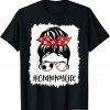 Bleached Grammy Life Soccer Messy Bun Baseball Mothers Day 2022 Shirt