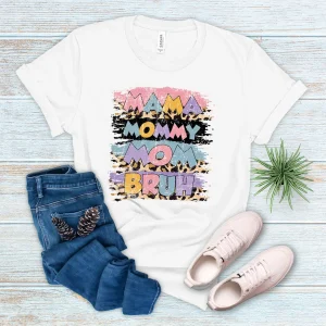 Bleached Leopard Mama Mommy Mom Bruh Mother's Day 2022 Shirt