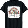 Bleached Leopard Teach Love Inspire Teacher Life 2022 Shirt