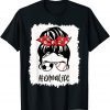 Bleached Oma Life Soccer Messy Bun Baseball Mothers Day 2022 Shirt