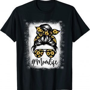 Bleached Sunflower Mom Life Mother's Day 2022 Classic Shirt